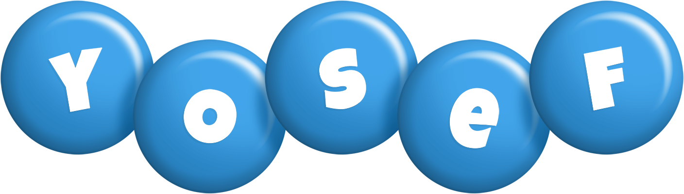 Yosef candy-blue logo