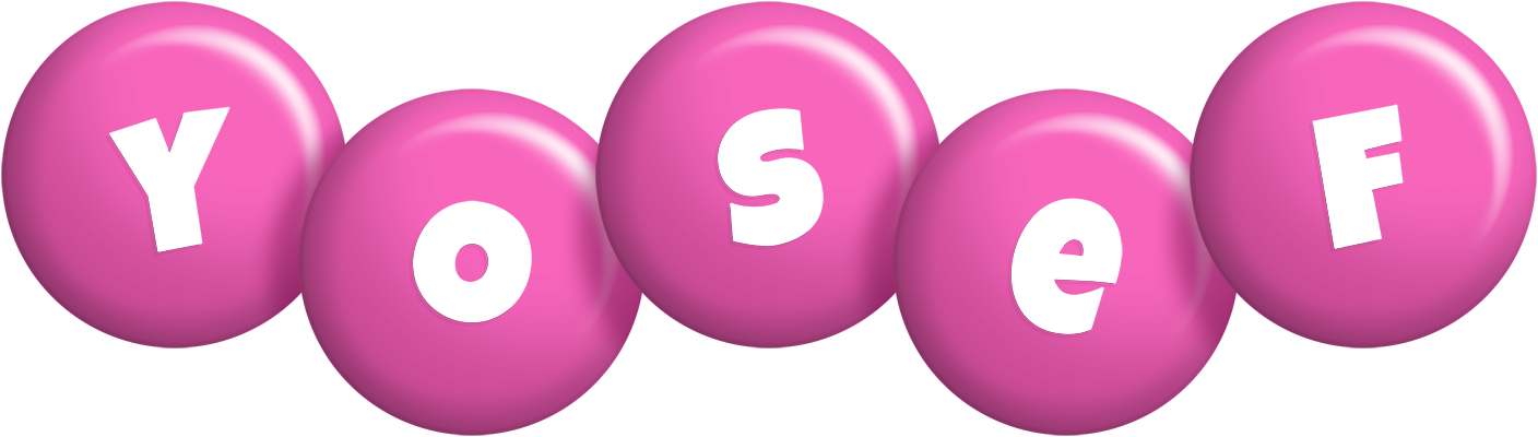 Yosef candy-pink logo
