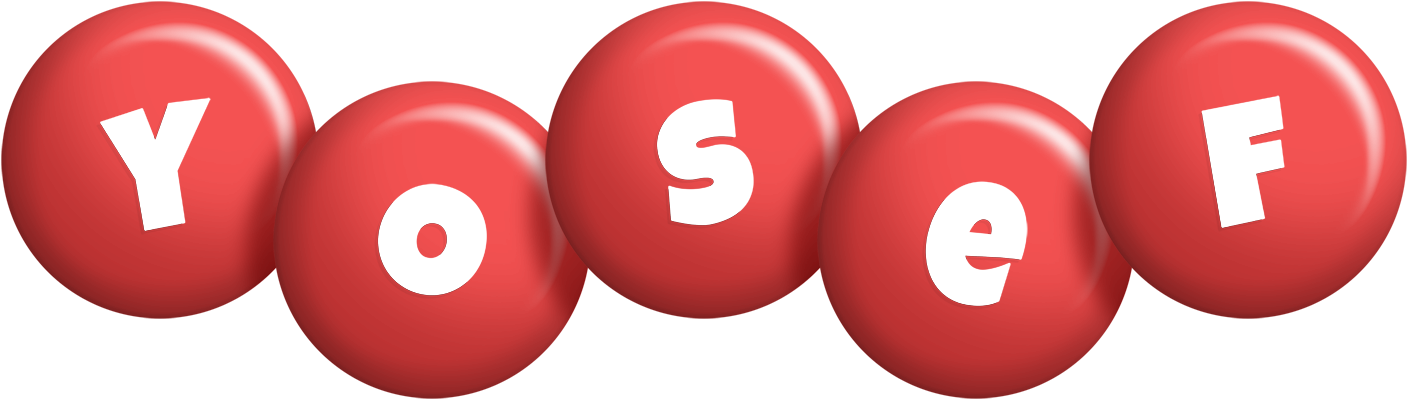Yosef candy-red logo