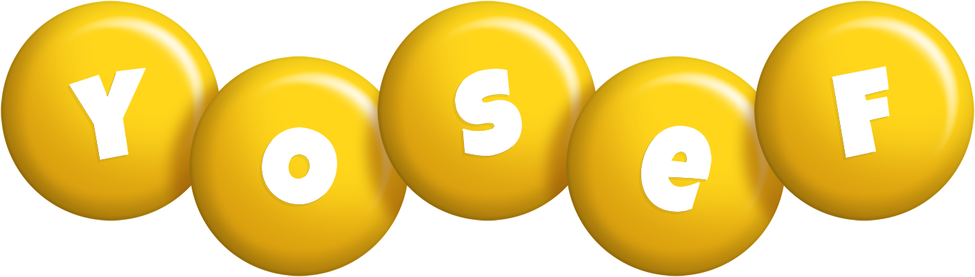 Yosef candy-yellow logo