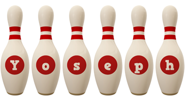 Yoseph bowling-pin logo