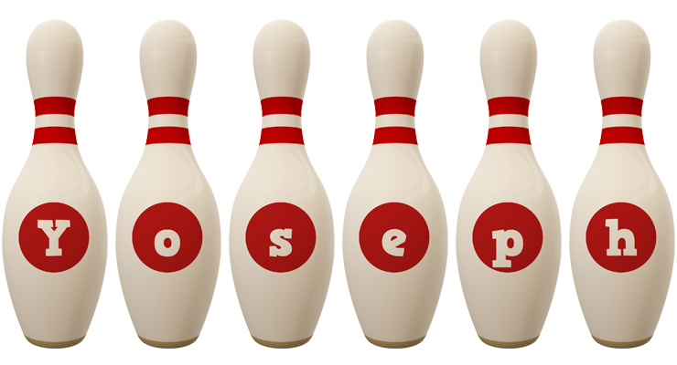 Yoseph bowling-pin logo