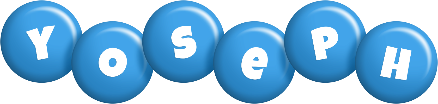Yoseph candy-blue logo