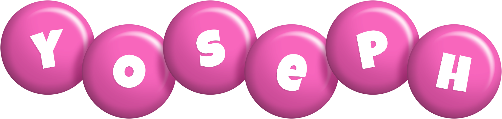 Yoseph candy-pink logo