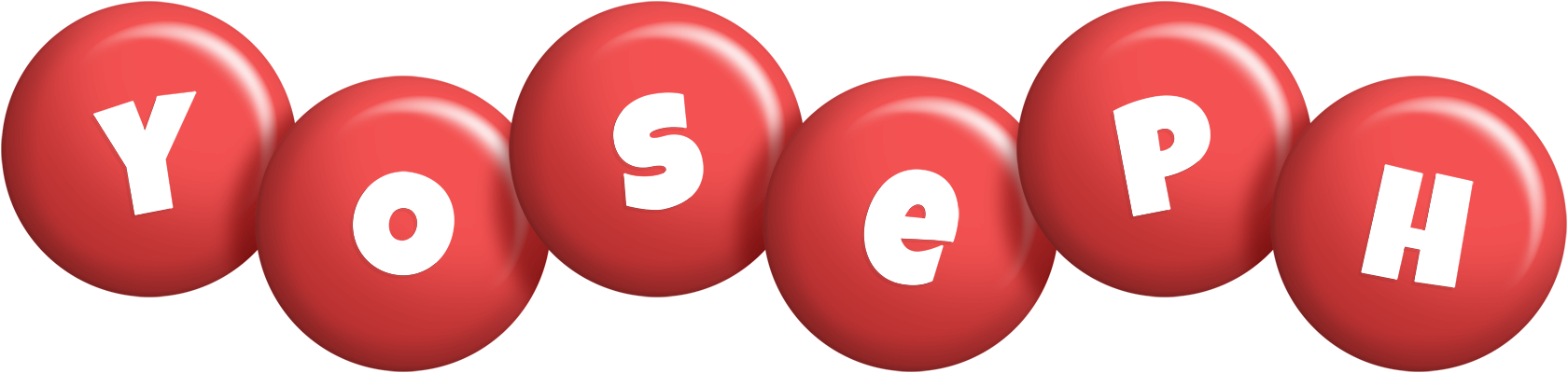Yoseph candy-red logo
