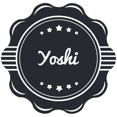 Yoshi badge logo