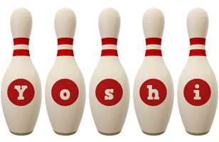 Yoshi bowling-pin logo