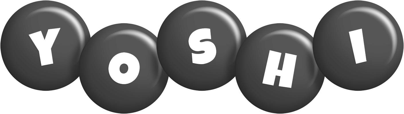 Yoshi candy-black logo