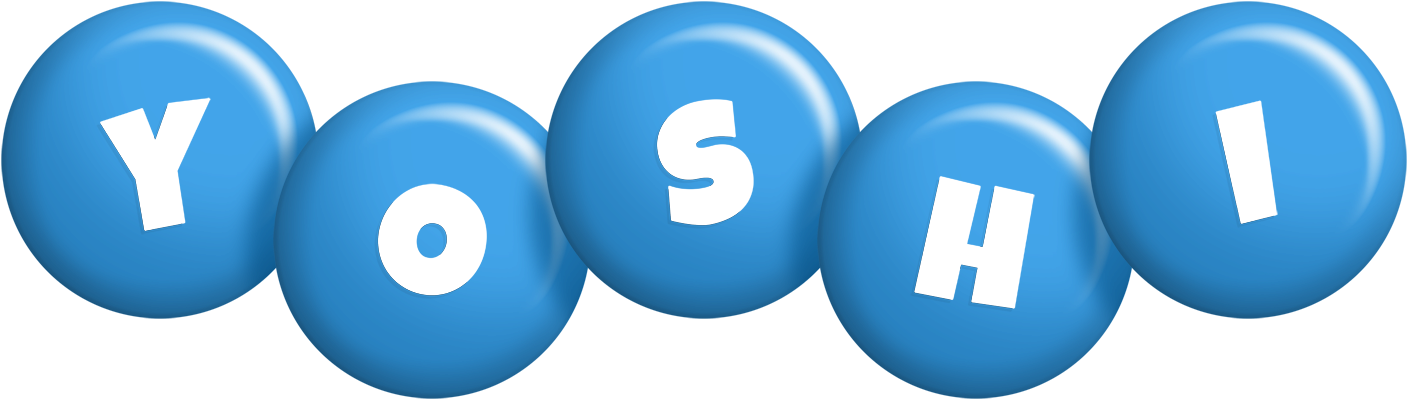 Yoshi candy-blue logo
