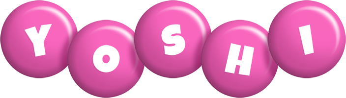 Yoshi candy-pink logo