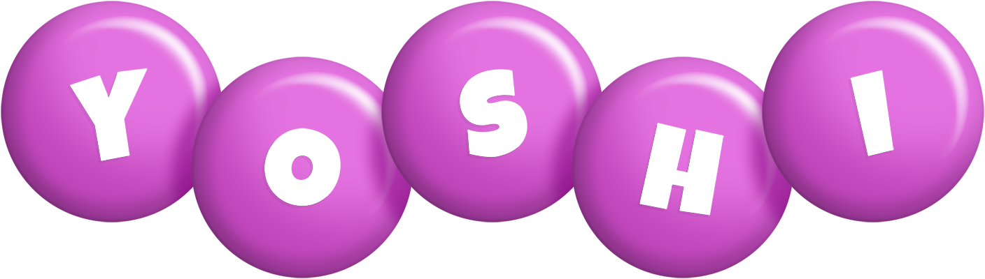 Yoshi candy-purple logo