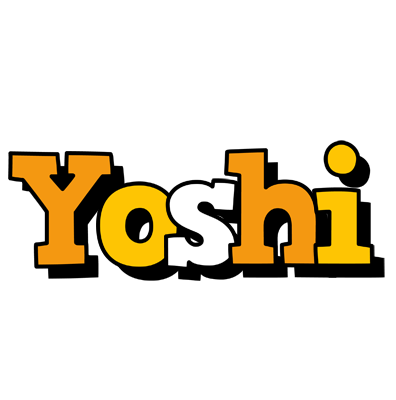 Yoshi cartoon logo