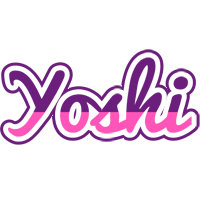 Yoshi cheerful logo