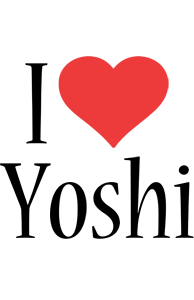 Yoshi i-love logo