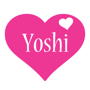 Yoshi love-heart logo