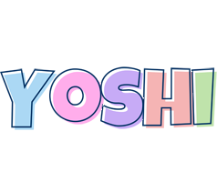 Yoshi pastel logo