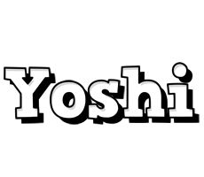 Yoshi snowing logo