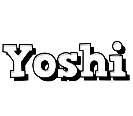 Yoshi snowing logo