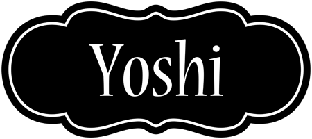 Yoshi welcome logo