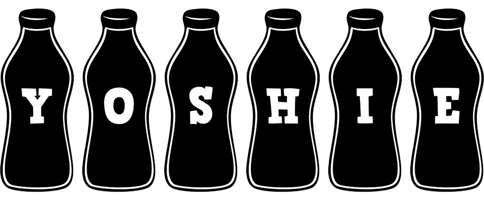 Yoshie bottle logo