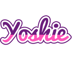 Yoshie cheerful logo