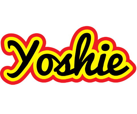 Yoshie flaming logo