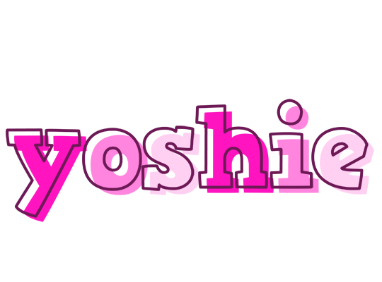 Yoshie hello logo