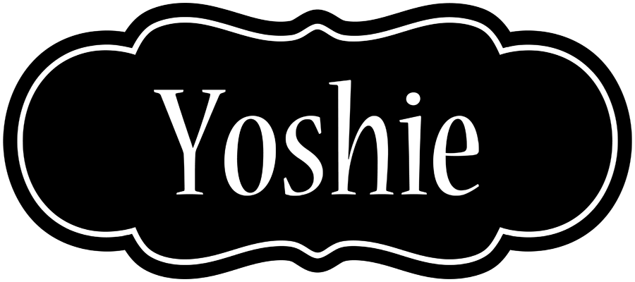 Yoshie welcome logo