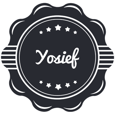 Yosief badge logo