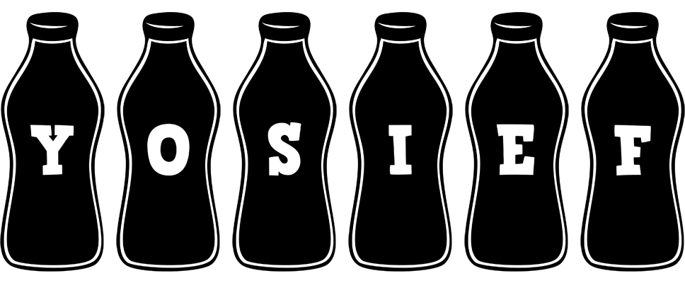 Yosief bottle logo