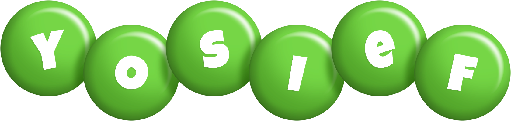 Yosief candy-green logo