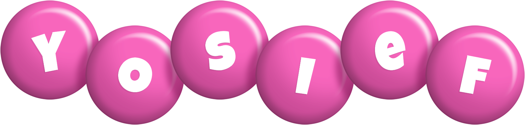 Yosief candy-pink logo