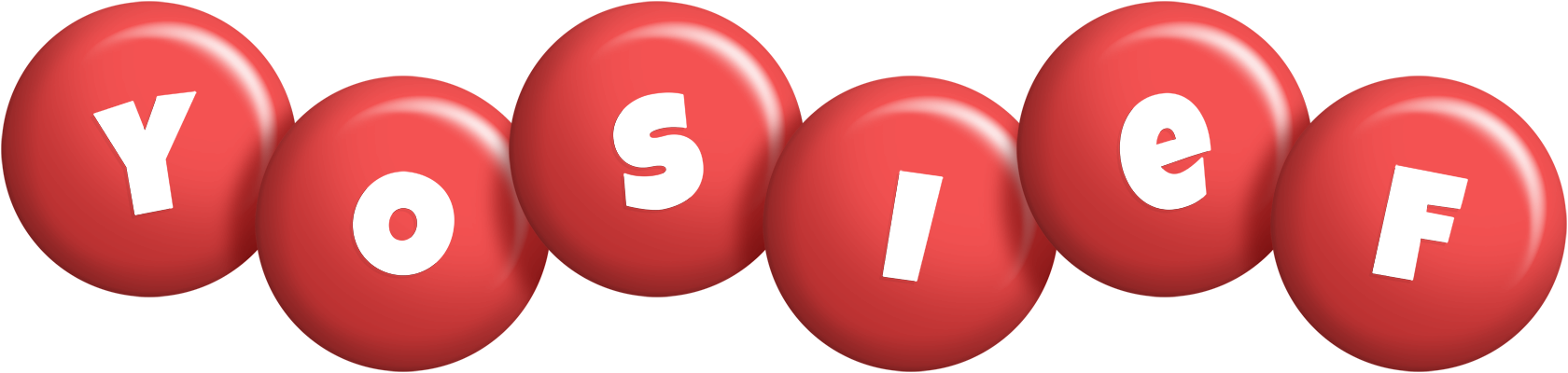 Yosief candy-red logo