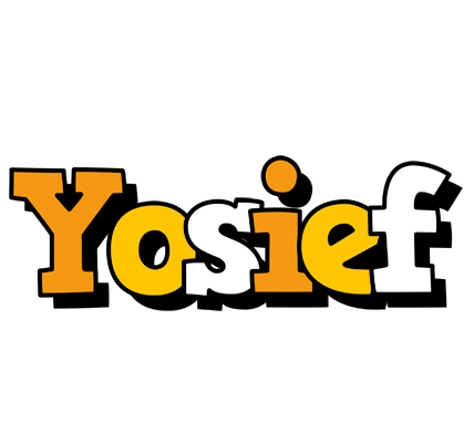 Yosief cartoon logo