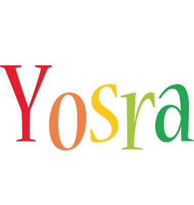 Yosra birthday logo