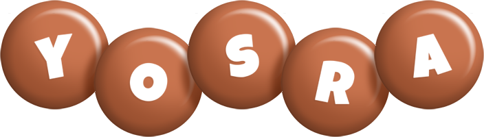 Yosra candy-brown logo