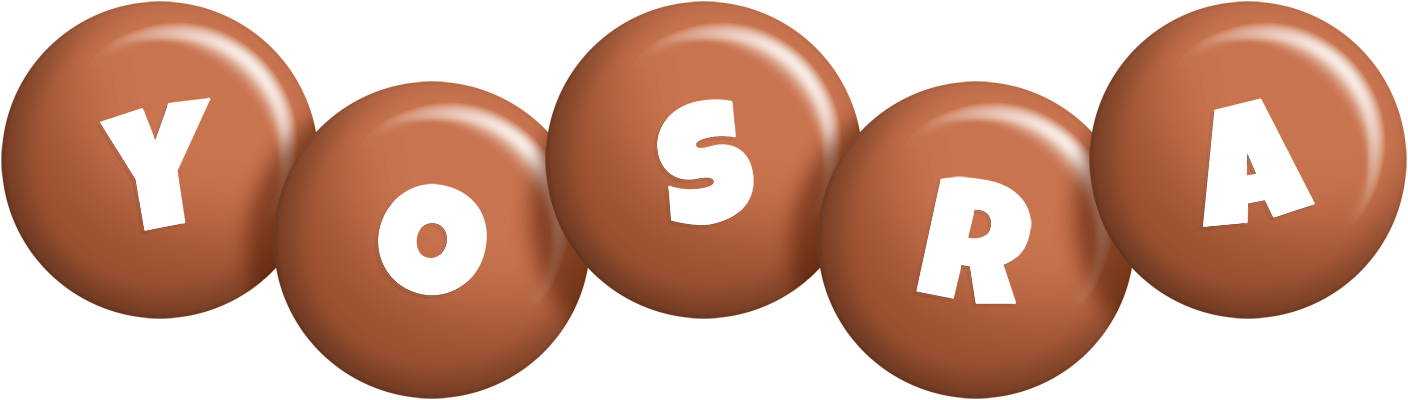 Yosra candy-brown logo