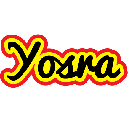 Yosra flaming logo