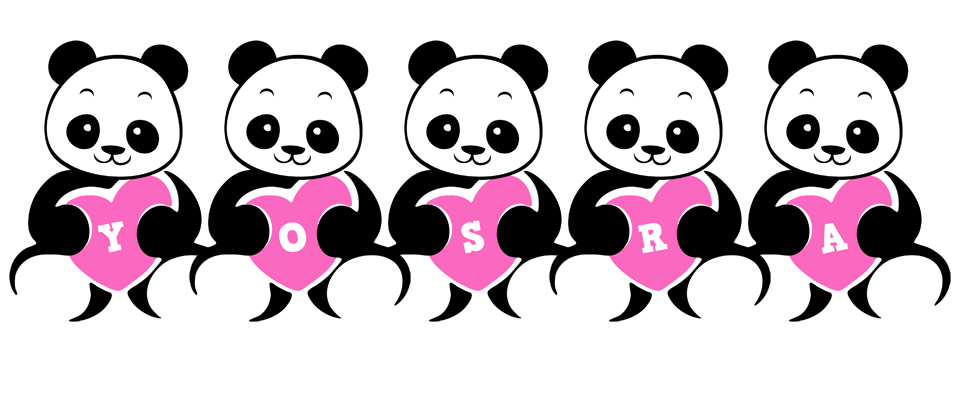 Yosra love-panda logo