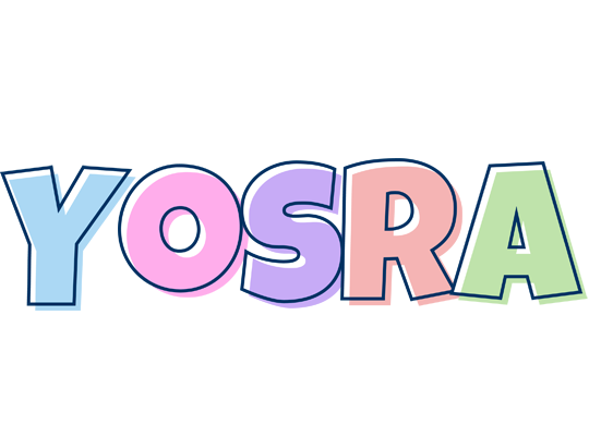 Yosra pastel logo