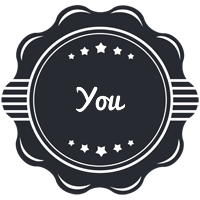 You badge logo