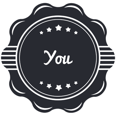 You badge logo