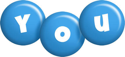 You candy-blue logo