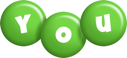 You candy-green logo