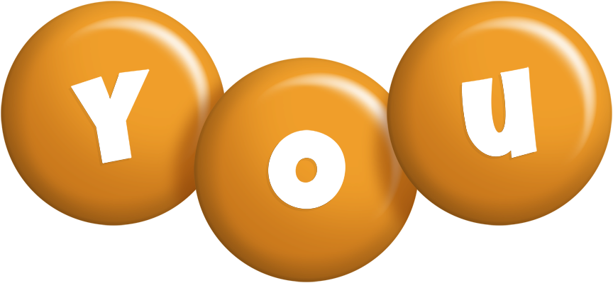You candy-orange logo