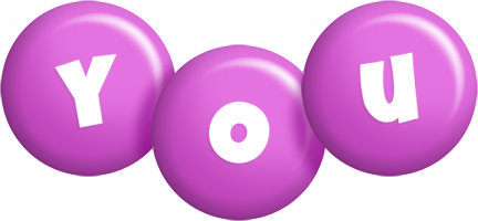 You candy-purple logo