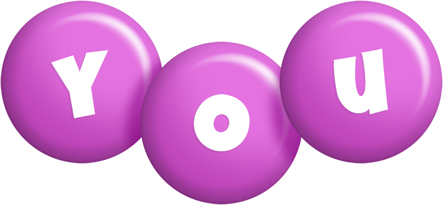 You candy-purple logo