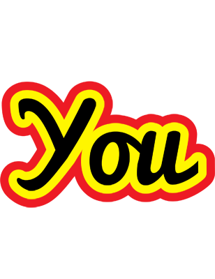 You flaming logo