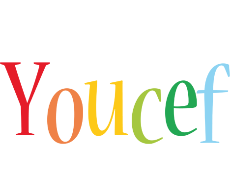Youcef birthday logo