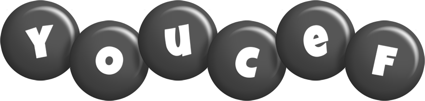Youcef candy-black logo